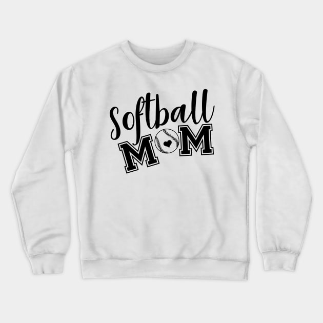 Softball mom Crewneck Sweatshirt by AlexBaron